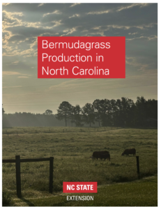 Cover photo for Bermudagrass Production in North Carolina